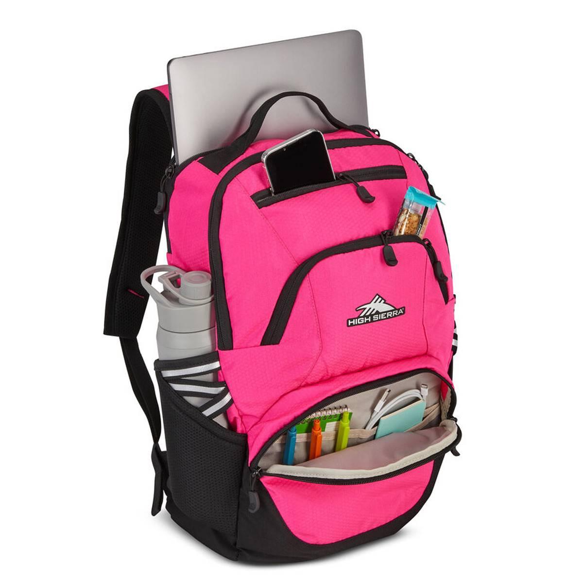 High Sierra® Swoop Signature Backpack - Flamingo Pink