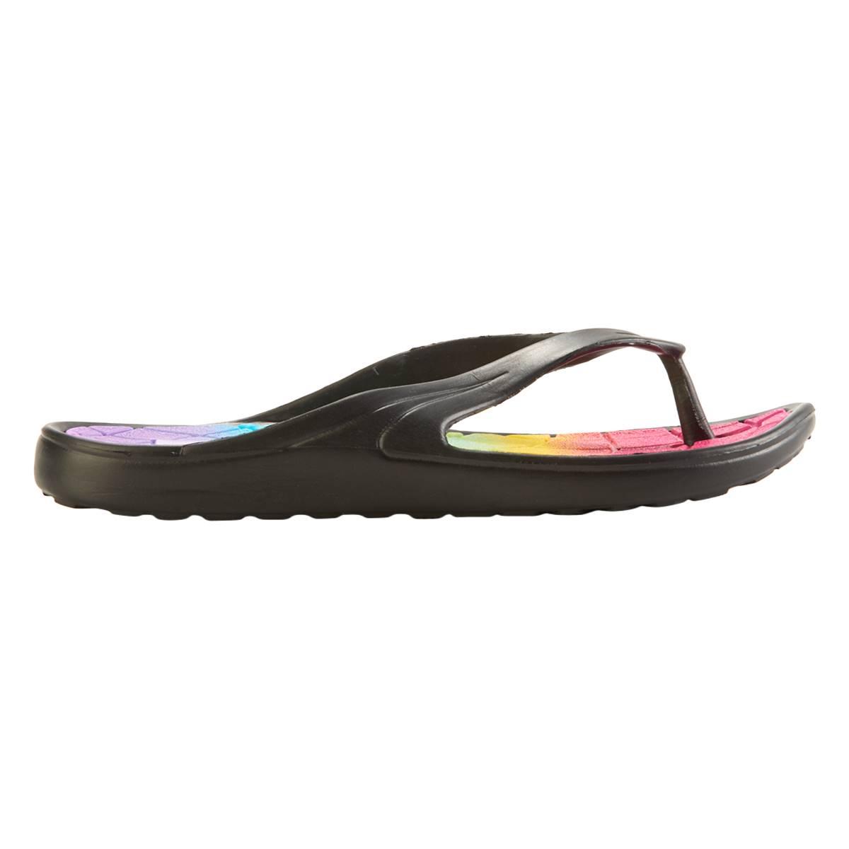 Womens Capelli New York Injected EVA Rainbow Flip Flops