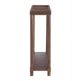 New Ridge Home Goods Harrison Side End Tables w/ Shelf - Chestnut