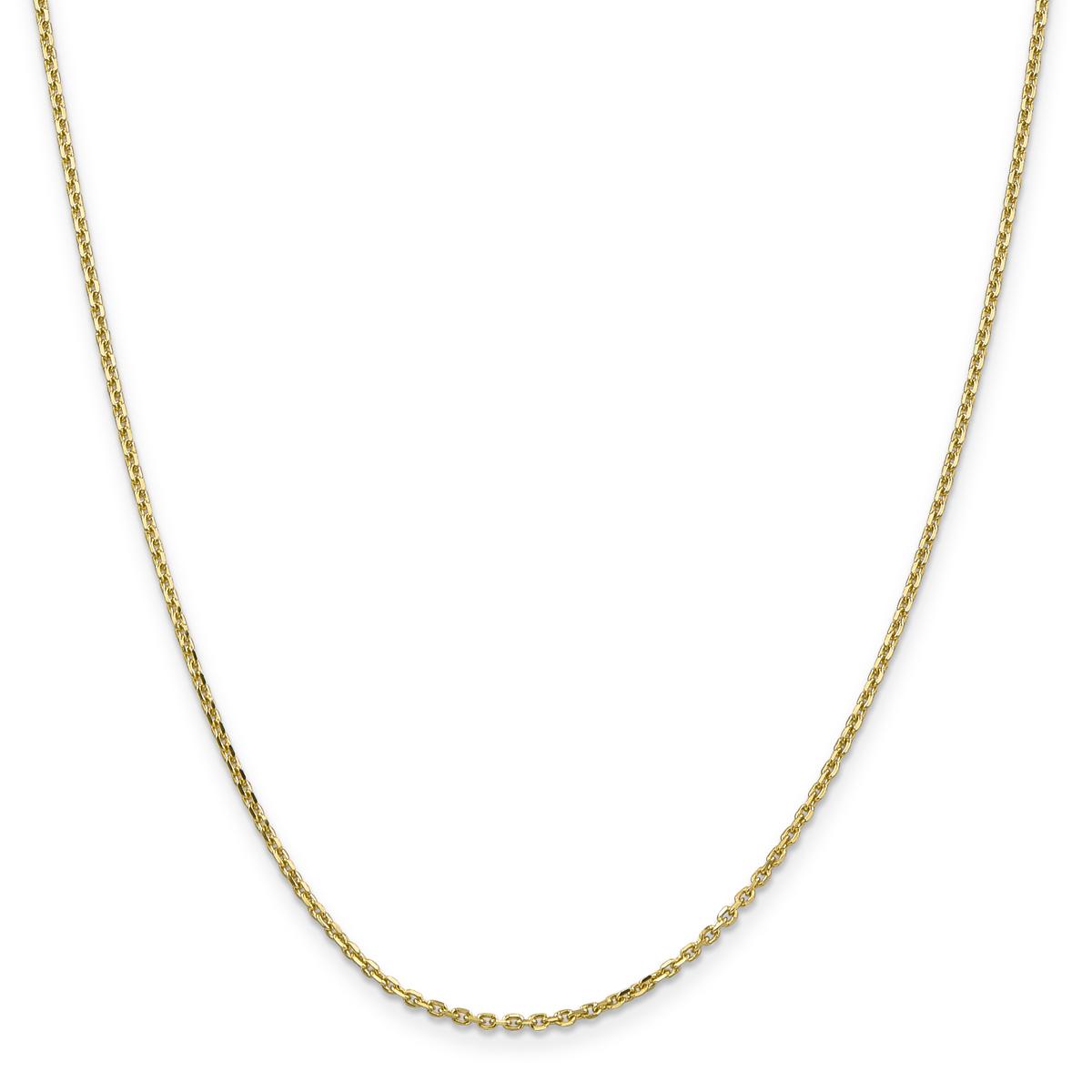 Gold Classics(tm) 10kt. 1.65mm Diamond Cut Chain Necklace