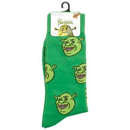 Mens Centric Brands Shrek Ogre Smile Crew Socks