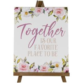 Northlight Seasonal Together Wooden Easel Sign