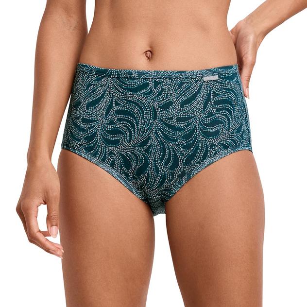 Womens Jockey® 3pk. Abstract & Solid Brief Panties - 2073