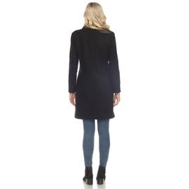 Womens White Mark Classic Walker Coat