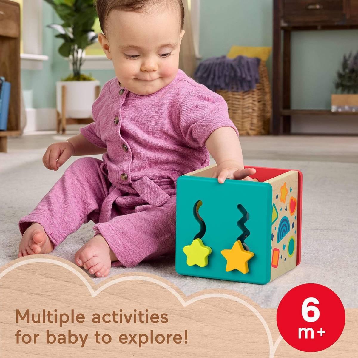 Fisher-Price® Wooden Activity Cube