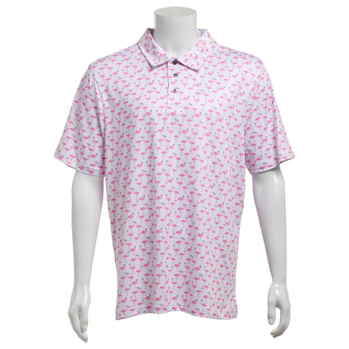 Mens Architect(R) Flamingo Short Sleeve Polo