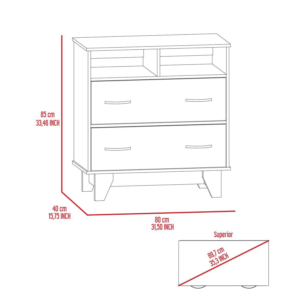FM FURNITURE Portobelo Two Drawer Dresser