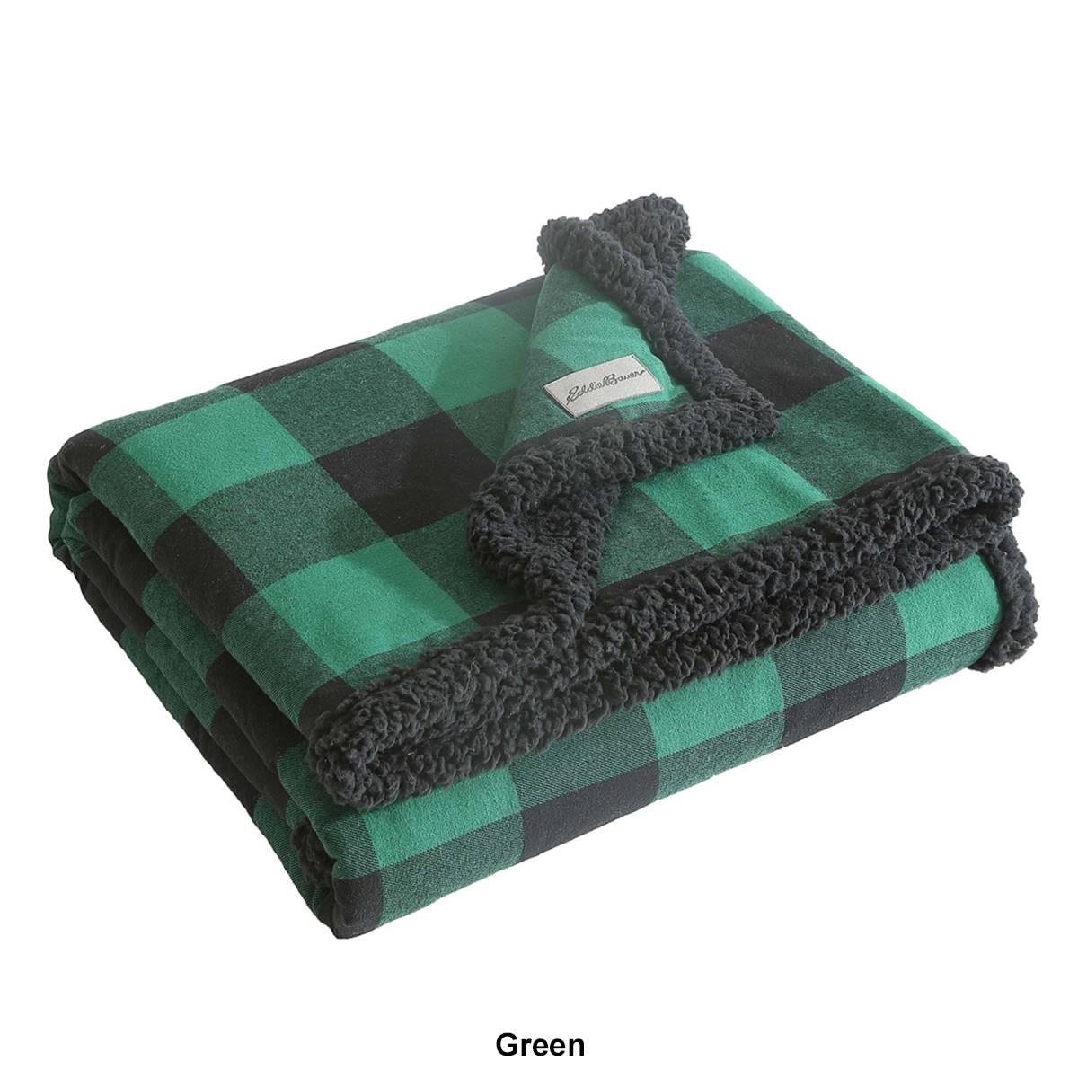 Eddie Bauer Cabin Plaid Cotton Throw