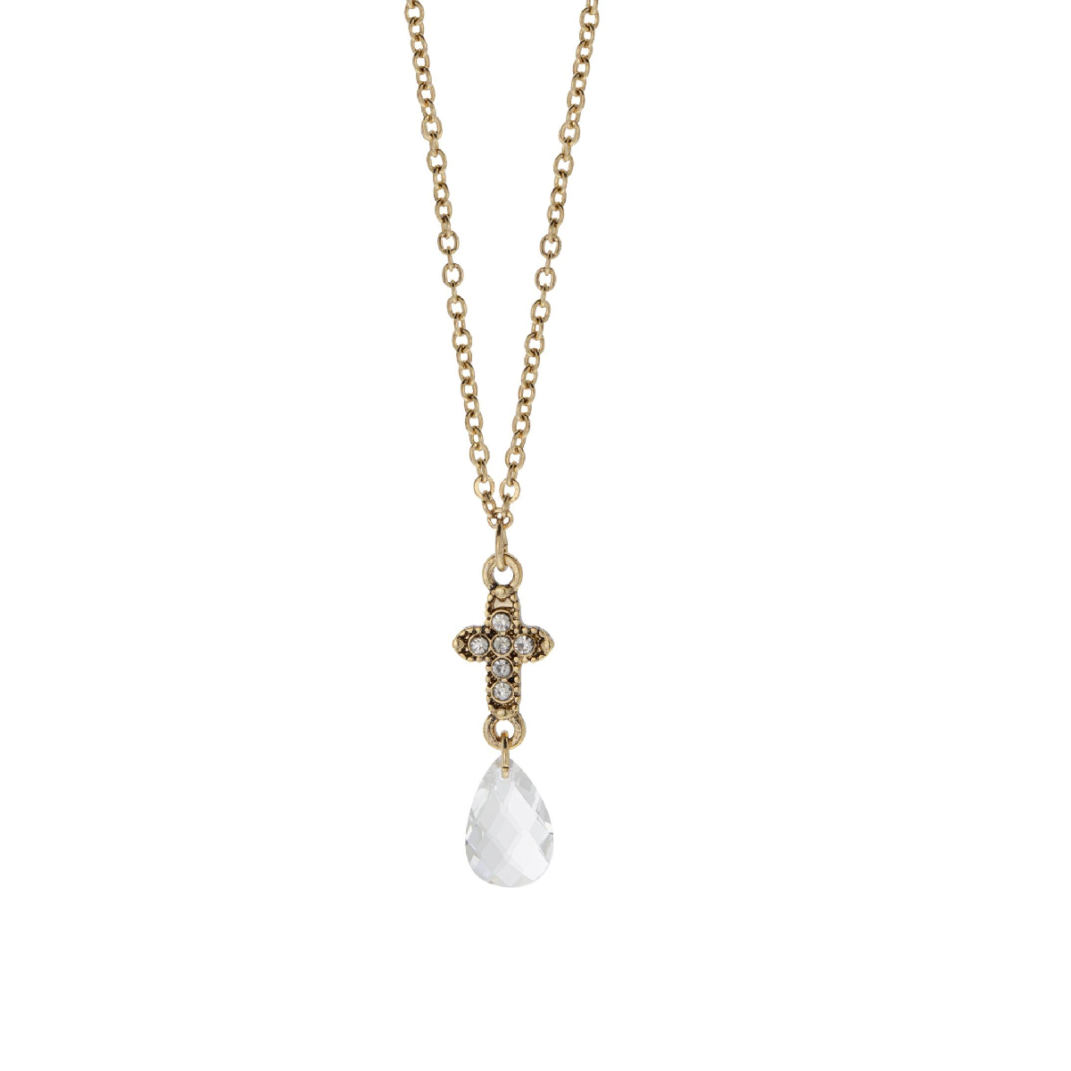 Symbols of Faith Our Lady Of Guadalupe Pendant Blue Bead Necklace