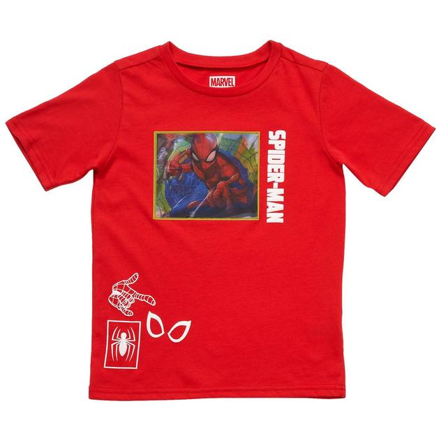 Boys (4-6) Marvel Spider-Man Lenticular Short Sleeve Tee