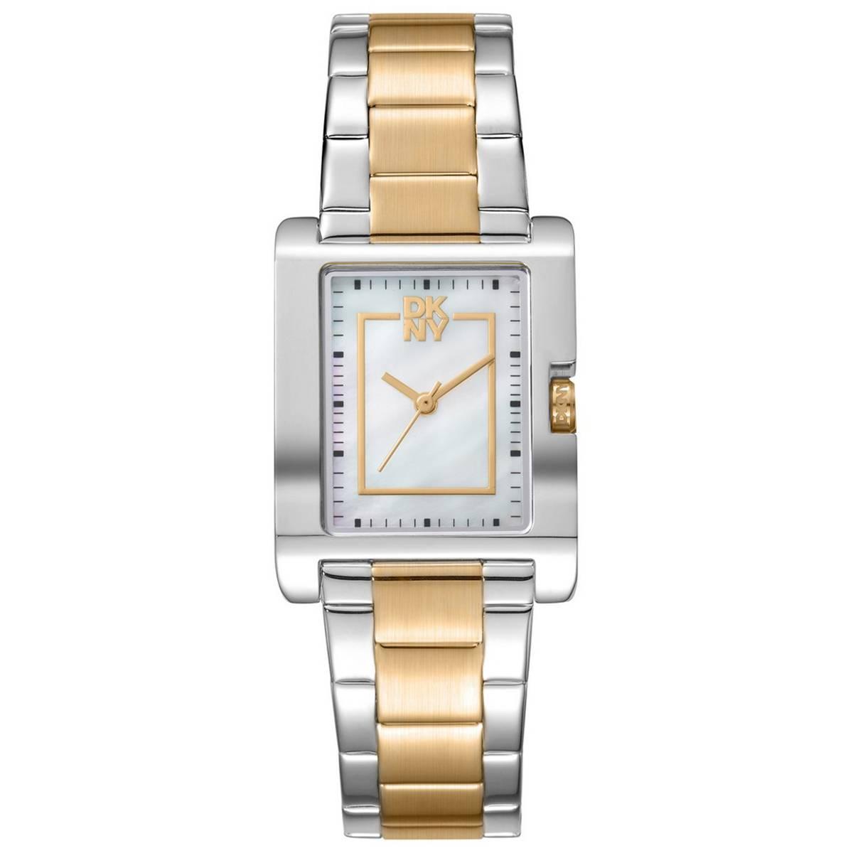 Womens DKNY Westside Midi Mother of Pearl Watch - DK1L007M0085