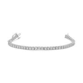 Haus of Brilliance Sterling Silver Diamond Tennis Bracelet