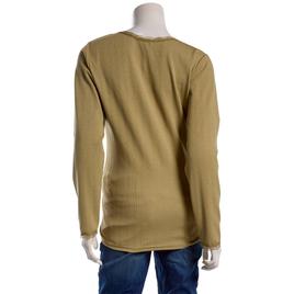 Womens Maternity Times Two Long Sleeve Lace Trim Rose Tee