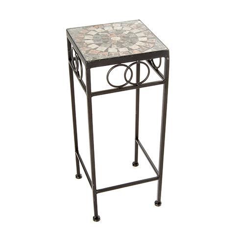 Square Mosaic Plant Stand