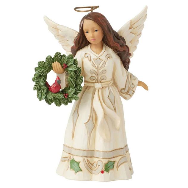 Jim Shore Woodland Angel with Cardinal