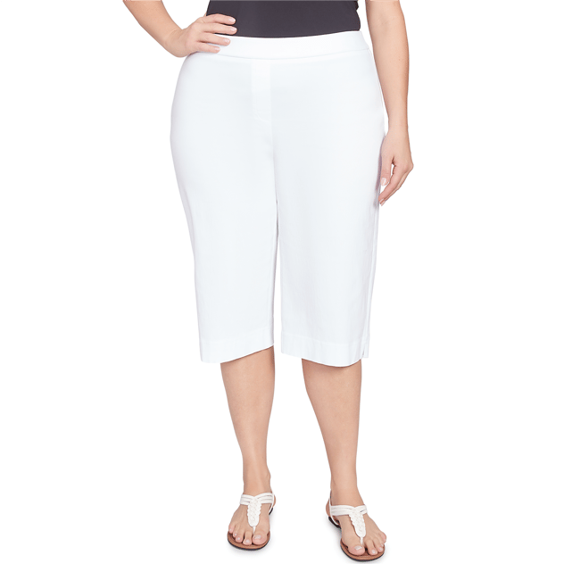 Plus Size Emaline Denver Pull On Slit Hem Skimmer