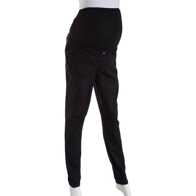 Womens Savi Parker Over Belly Maternity 29in. Length Sateen Pants