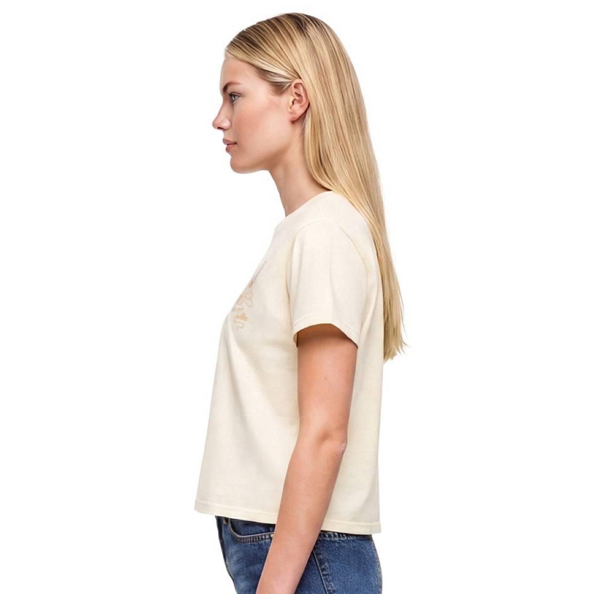 Womens Wildfox Short Sleeve Ti Amo Bella Jamie Graphic Tee