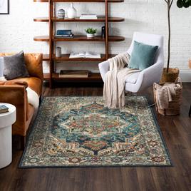 Mohawk Home Dellen Blue Area Rug