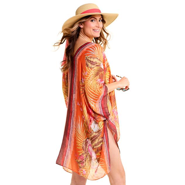 Womens Vince Camuto Parrot Topper Hat Set