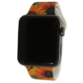 Womens Olivia Pratt(tm) Printed Apple Watch Band - 8844-REALDAISY