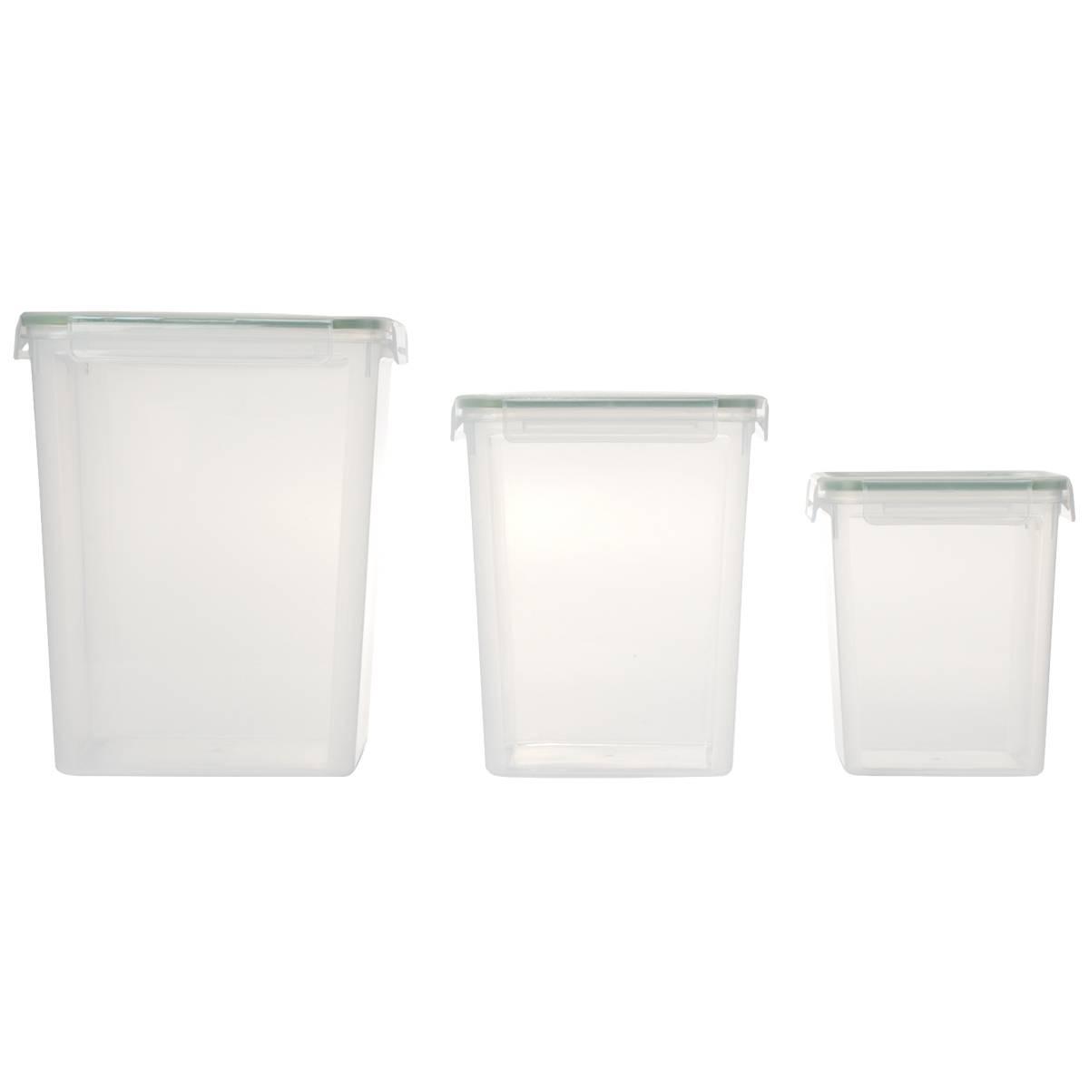 Farberware(R) Set of 3 Deep Square Containers