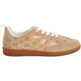 Womens Love 83 Sand Rose Floral Fashion Sneakers