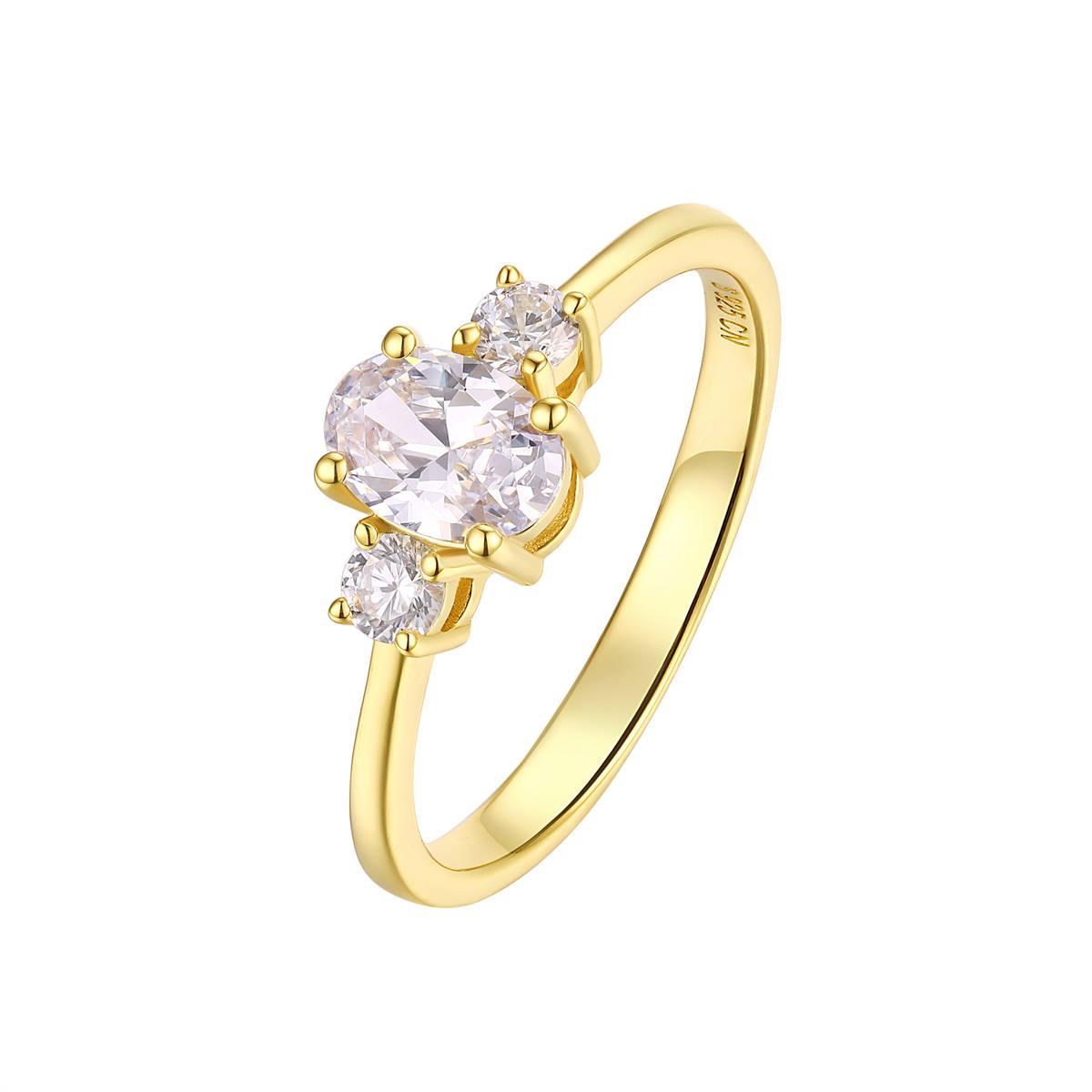 April Birthstone Cubic Zirconia Ring