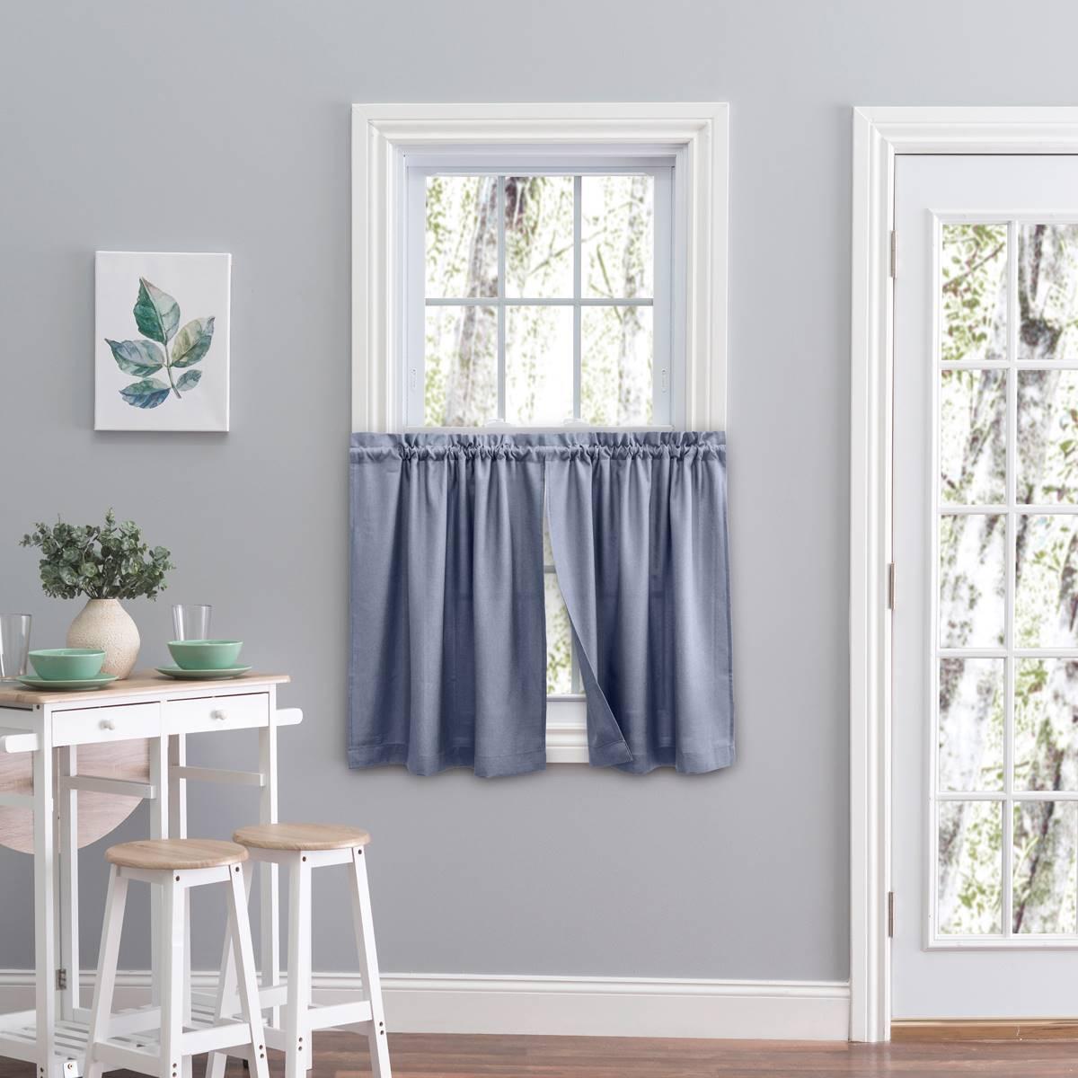 Ricardo(R) Glasgow Tier Kitchen Curtain Pair