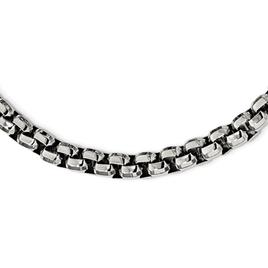 Mens Gentlemen's Classics(tm) Steel Rolo Style Chain Necklace