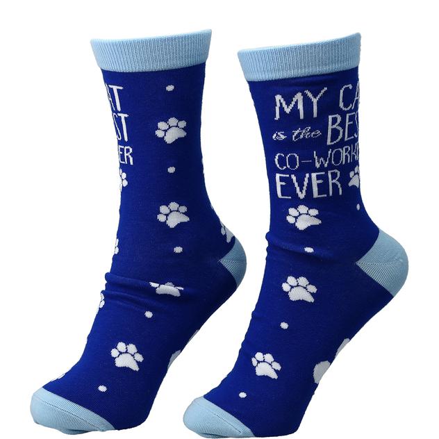 Pavilion My Cat Is the Best Co-Worker Ever Socks