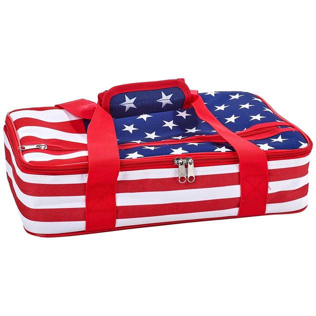 Home Essentials 16 In Americana Casserole Tote