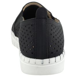 Womens Easy Street Fresh Goring Fashion Sneakers - Black