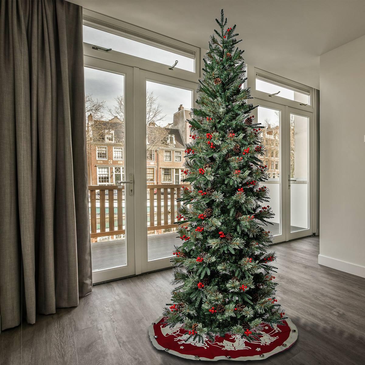 National Tree 7.5ft. Feel-Real® Virginia Pine Slim Christmas Tree