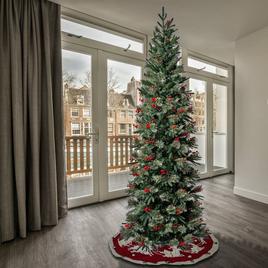 National Tree 7.5ft. Feel-Real® Virginia Pine Slim Christmas Tree