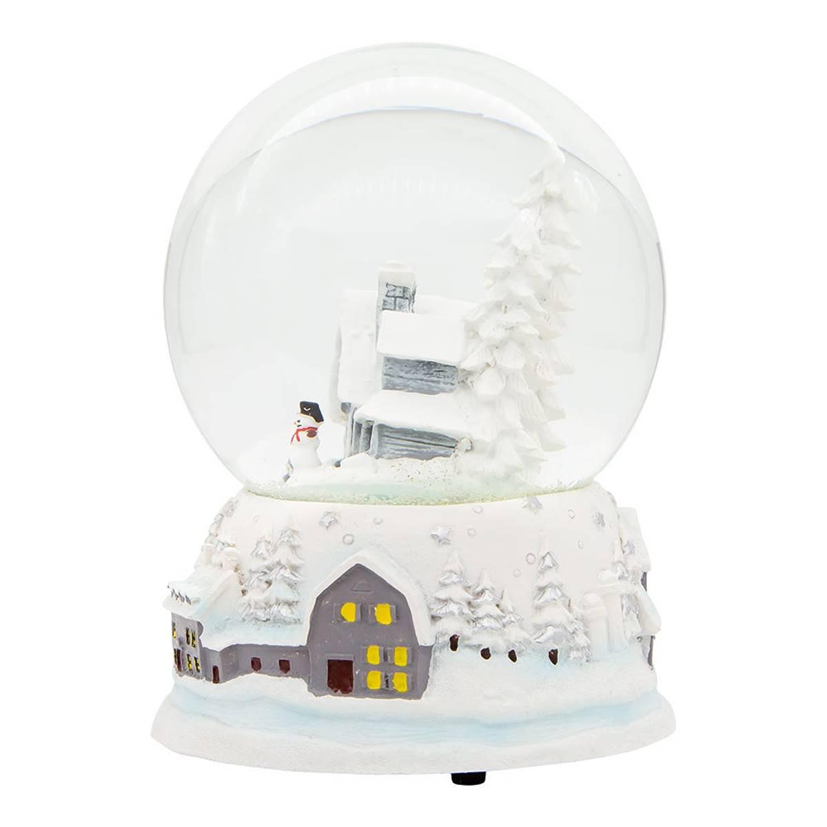 Kurt Adler 120mm Musical Snowy House Water Globe