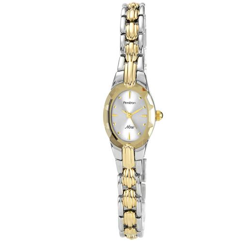 Womens Armitron Link Bracelet Watch - 75-3313SVTT