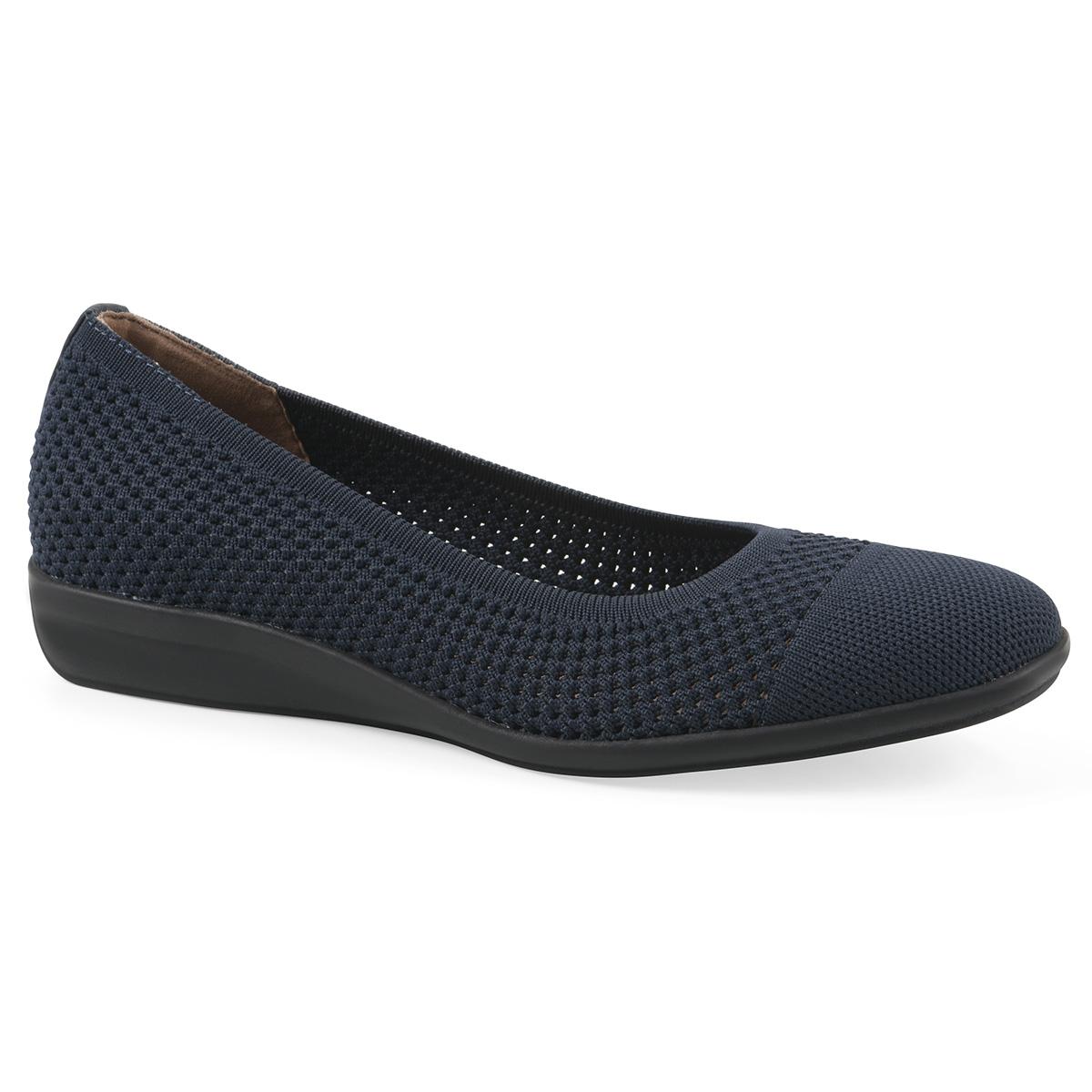 Womens White Mountain Florian Flats - Navy