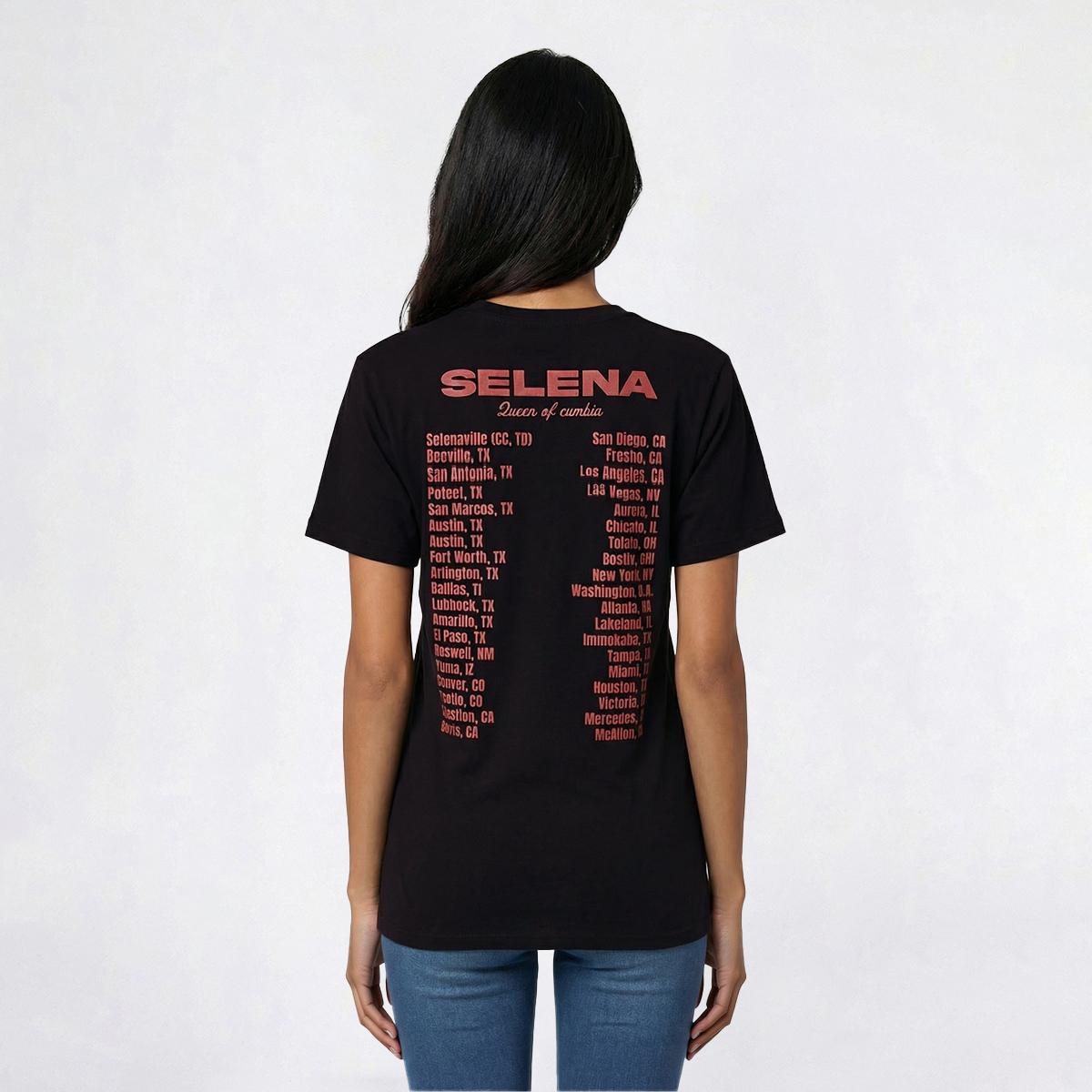 Juniors Selena Queen of Cumbia Short Sleeve Graphic Tee