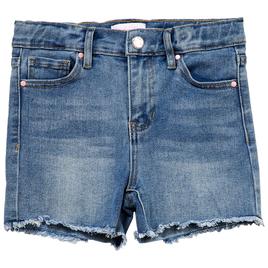 Girls (4-6x) YMI(R) Frayed Shorts w/ Strawberry Bow Back Pockets