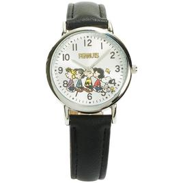 Womens Peanuts(tm) Gang Silver Case Quartz Watch - PEA5018