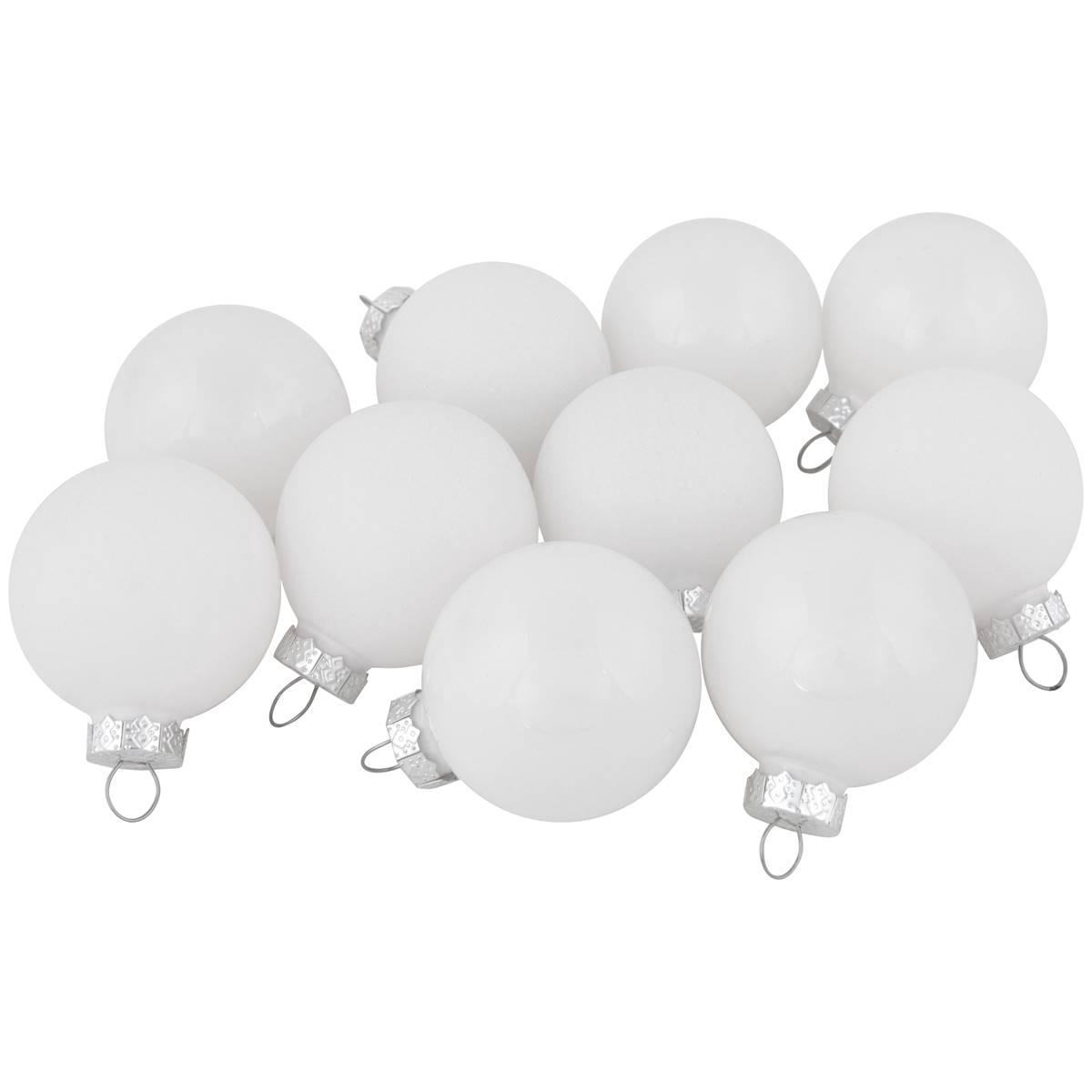 Northlight Seasonal 10ct. Glass Christmas Ball Ornaments