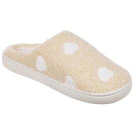 Womens Capelli New York Berber Scuffs w/Hearts Slippers