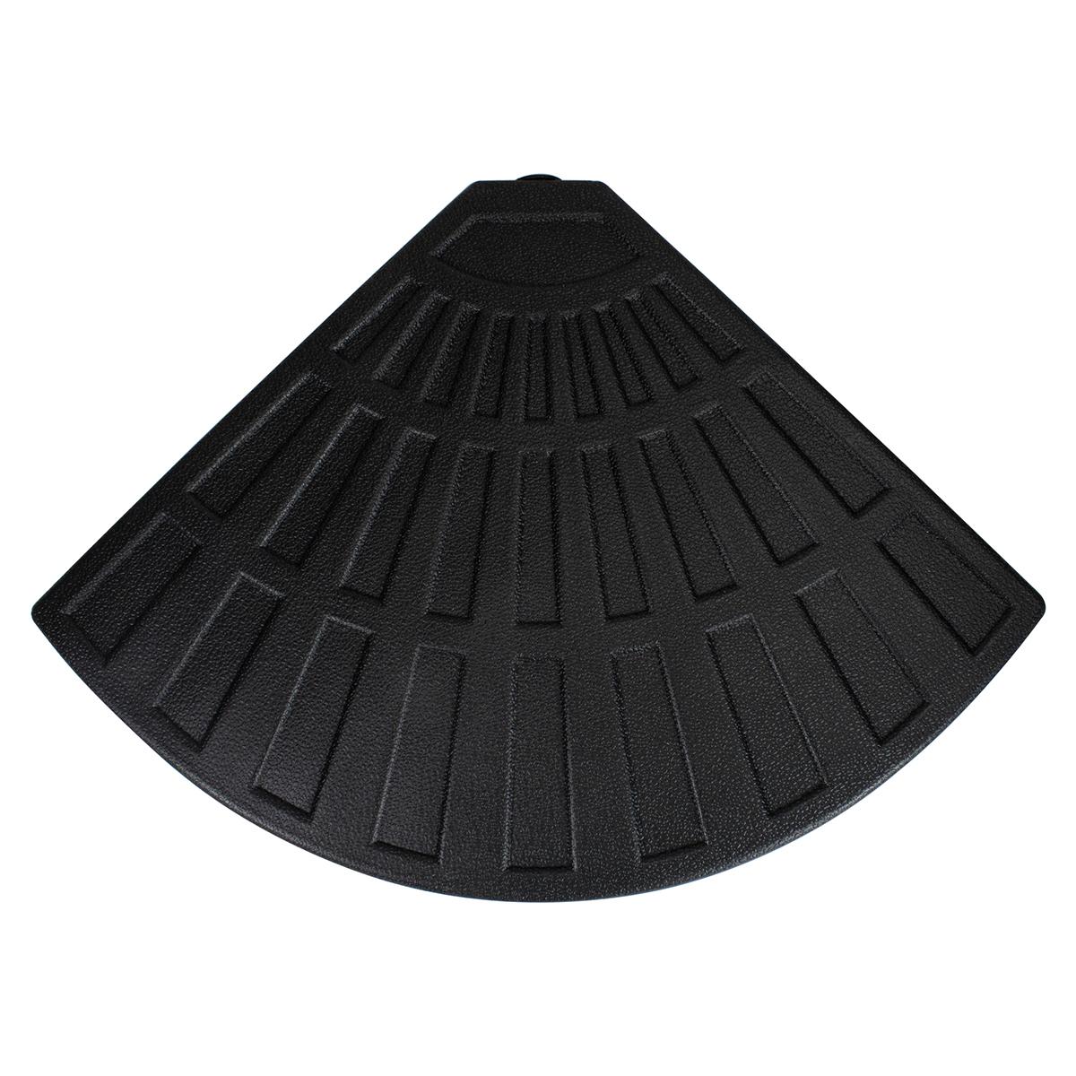 Northlight Seasonal 26lbs Black Fan Shaped Off-Set Umbrella Stand