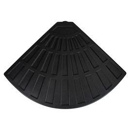 Northlight Seasonal 26lbs Black Fan Shaped Off-Set Umbrella Stand