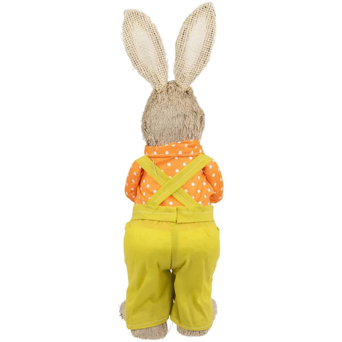 Northlight Seasonal Standing Boy Rabbit w/ Carrot Easter Figurine