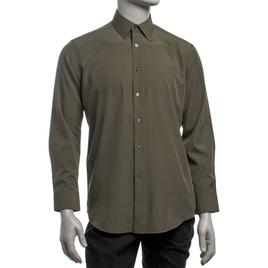 Mens Christian Aujard Performance Stretch Dress Shirt - Olive