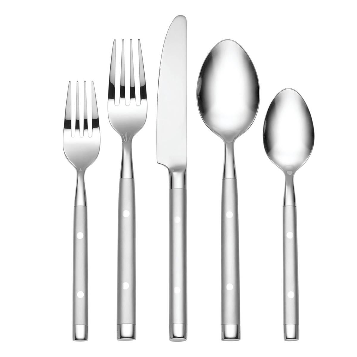 Hampton Forge Shangri-la Frosted 20pc. Flatware Set