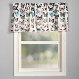 Marepesia Butterfly Print Valance - 54x18