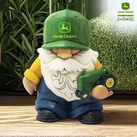Jim Shore Heartwood Creek Gnome Deere Tractor Christmas Figurine